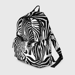 Рюкзак Полосатая зебра, цвет: 3D-принт