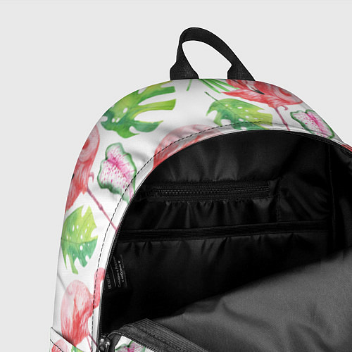 Рюкзак Фламинго в тропиках / 3D-принт – фото 4
