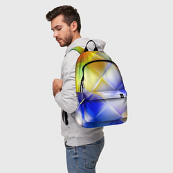Рюкзак Colorful squares, цвет: 3D-принт — фото 2