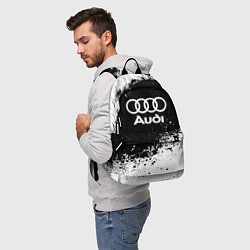 Рюкзак Audi: Black Spray, цвет: 3D-принт — фото 2