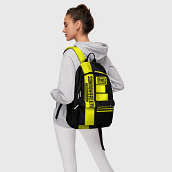 Рюкзак PUBG: Yellow Lifestyle, цвет: 3D-принт — фото 2