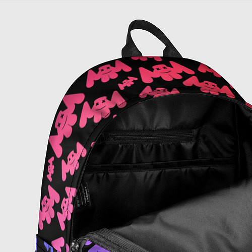 Рюкзак Marshmello: Pink & Violet / 3D-принт – фото 4