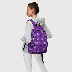 Рюкзак Twitch Pattern, цвет: 3D-принт — фото 2