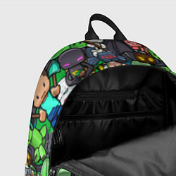 Рюкзак Жители Майнкрафт, цвет: 3D-принт — фото 2