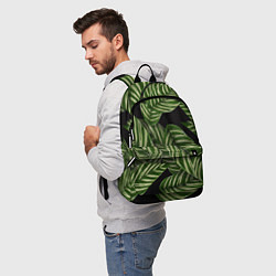 Рюкзак Тропические большие листья, цвет: 3D-принт — фото 2