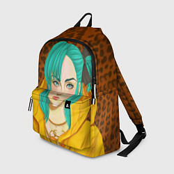 Рюкзак Billie Eilish: Turquoise Hair, цвет: 3D-принт