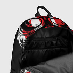 Рюкзак Череп Icon красный, цвет: 3D-принт — фото 2