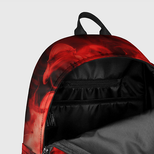 Рюкзак Красный дым / 3D-принт – фото 4