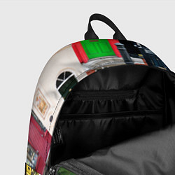 Рюкзак London doors цифровой коллаж, цвет: 3D-принт — фото 2