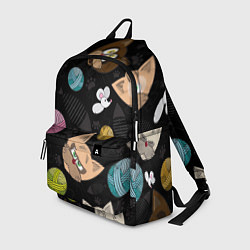 Рюкзак Злой кот, цвет: 3D-принт