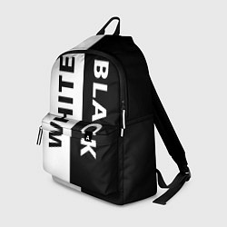 Рюкзак BLACK & WHITE, цвет: 3D-принт
