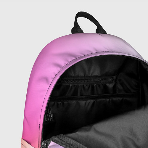 Рюкзак Светлый градиент розовый мода / 3D-принт – фото 4