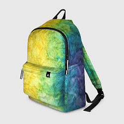 Рюкзак Разноцветный акварель градиент, цвет: 3D-принт