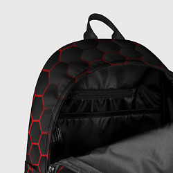 Рюкзак 3D black & red, цвет: 3D-принт — фото 2