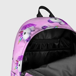 Рюкзак Emoji единорожки, цвет: 3D-принт — фото 2