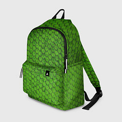 Рюкзак Зелёная чешуя, цвет: 3D-принт