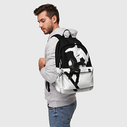 Рюкзак Сноубордисты, цвет: 3D-принт — фото 2