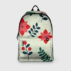 Рюкзак Цветы, ягоды, листья, цвет: 3D-принт — фото 2