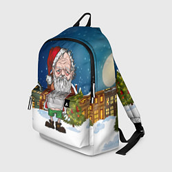 Рюкзак Уставший Санта, цвет: 3D-принт