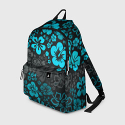Рюкзак Blue Flowers, цвет: 3D-принт