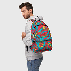 Рюкзак Цветочный Узор, цвет: 3D-принт — фото 2