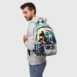 Рюкзак Зимний Майнкрафт, цвет: 3D-принт — фото 2