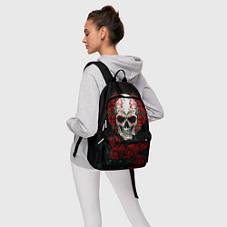 Рюкзак Клоун с Цветами, цвет: 3D-принт — фото 2