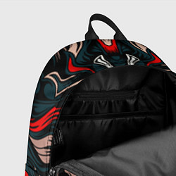 Рюкзак Черный самурай, цвет: 3D-принт — фото 2