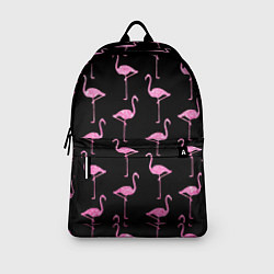 Рюкзак Фламинго Чёрная, цвет: 3D-принт — фото 2