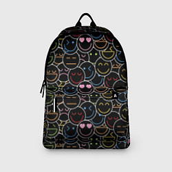 Рюкзак SLAVA MARLOW - Неоновые смайлы, цвет: 3D-принт — фото 2