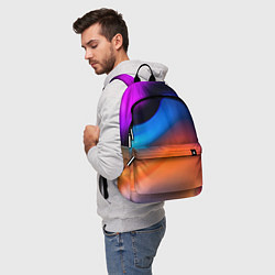 Рюкзак Цветной шум, цвет: 3D-принт — фото 2