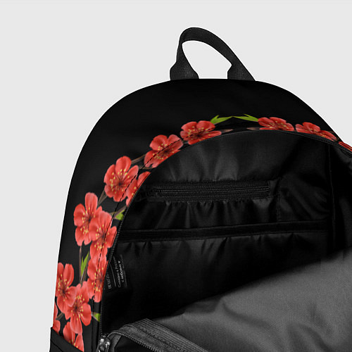 Рюкзак Цветы / 3D-принт – фото 4