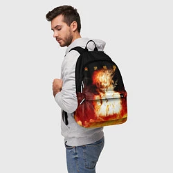 Рюкзак Огненый Канеки Кен, цвет: 3D-принт — фото 2