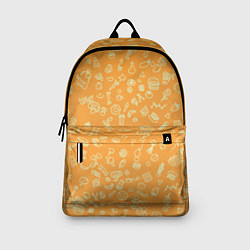 Рюкзак Оранжевая еда, цвет: 3D-принт — фото 2