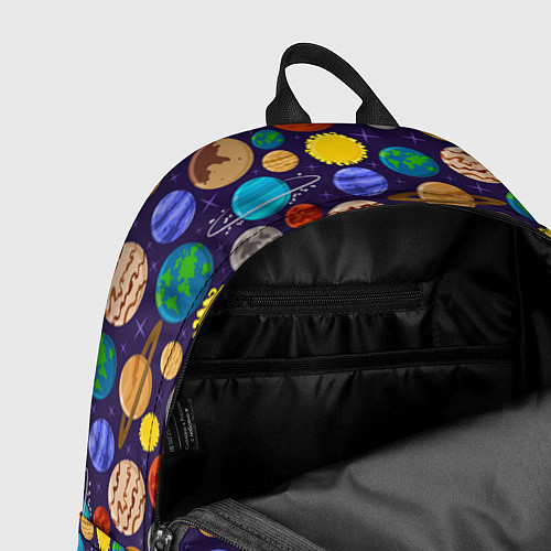 Рюкзак Мультяшные планеты / 3D-принт – фото 4