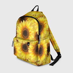 Рюкзак Подсолнухи в поле, цвет: 3D-принт