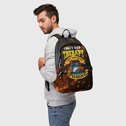 Рюкзак Трофейная рыбалка на карпа, цвет: 3D-принт — фото 2