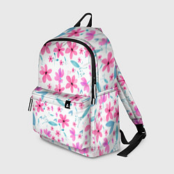Рюкзак Цветочный узор, цвет: 3D-принт