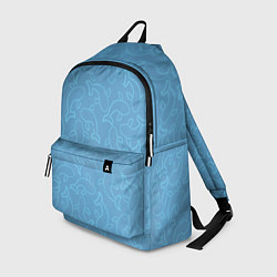 Рюкзак Рыбки на голубом, цвет: 3D-принт
