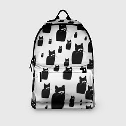 Рюкзак Принт из грустных черных котов, цвет: 3D-принт — фото 2