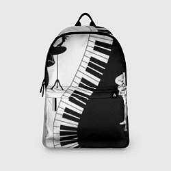 Рюкзак Черно Белое пианино, цвет: 3D-принт — фото 2