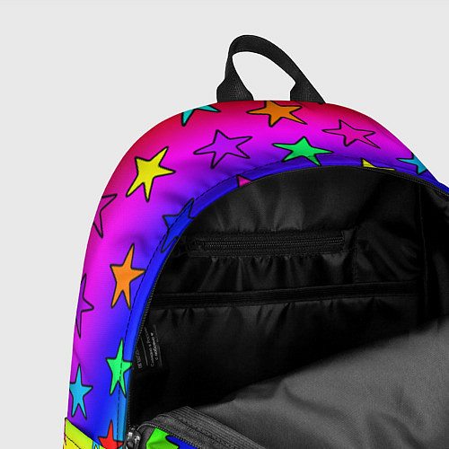 Рюкзак Радужные звезды / 3D-принт – фото 4