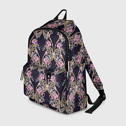 Рюкзак Узор из цветов, цвет: 3D-принт