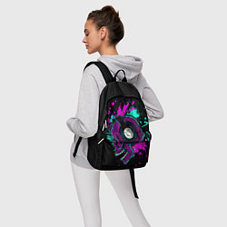 Рюкзак Череп с наушниками, цвет: 3D-принт — фото 2