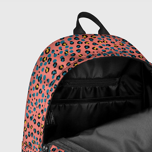 Рюкзак Леопардовый принт на розовом / 3D-принт – фото 4