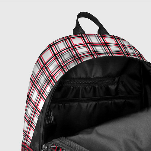 Рюкзак Комбинированный красно-серый / 3D-принт – фото 4