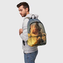 Рюкзак Винланд стоит на скале сага, цвет: 3D-принт — фото 2