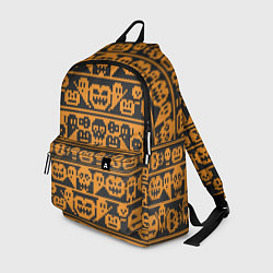 Рюкзак Свитер с тыквами, цвет: 3D-принт