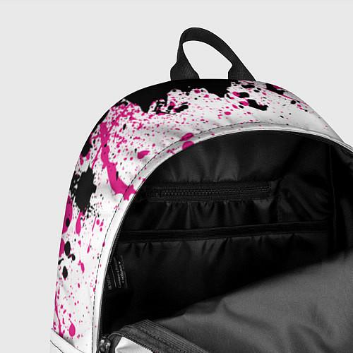 Рюкзак ИГРА В КАЛЬМАРА, СТРАЖИ БРЫЗГИ КРАСОК / 3D-принт – фото 4