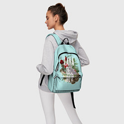 Рюкзак Цветочная Лана, цвет: 3D-принт — фото 2